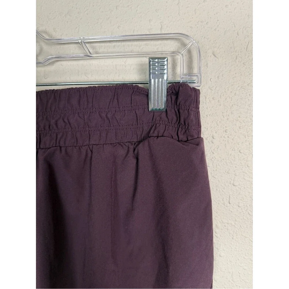 Athleta HIIT It 2-in-1 Shorts Medium Purple Athletic Running Workout Lined